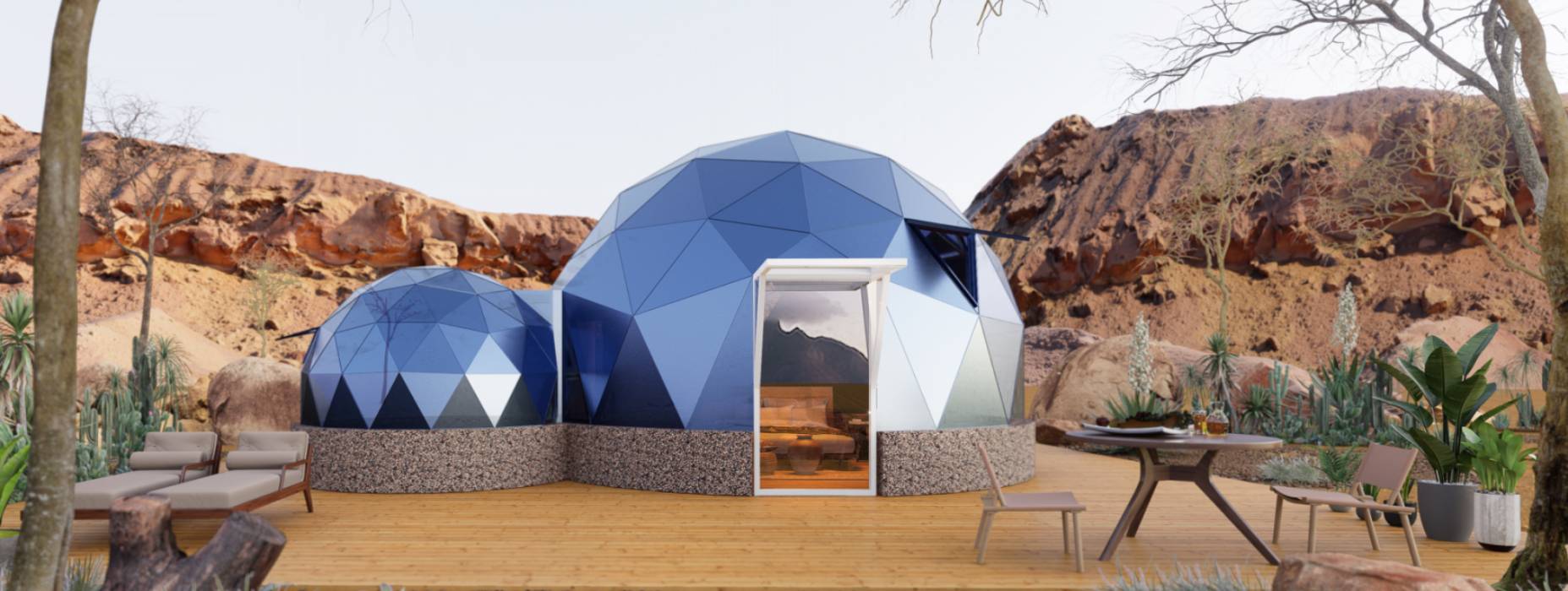 潜江市球形智能光伏玻璃星空房